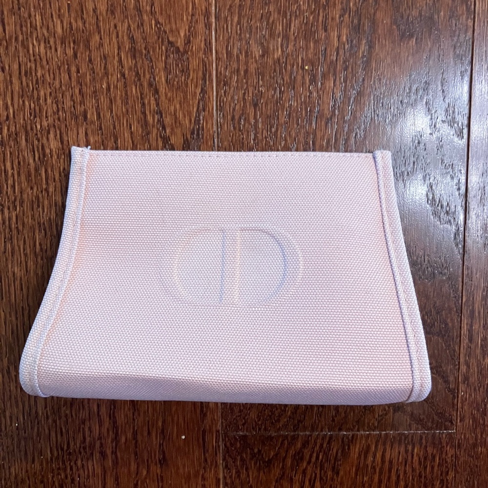 Dior Cosmetic Bag Pouch light pink
